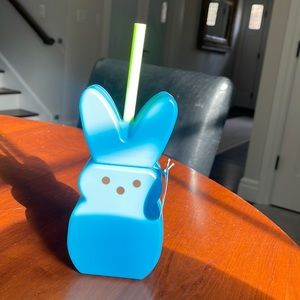 Blue peeps straw cup!